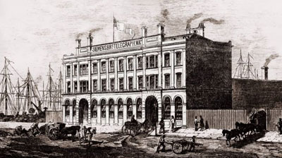 پس از 1858: تأسیس یک شرکت در انگلستان