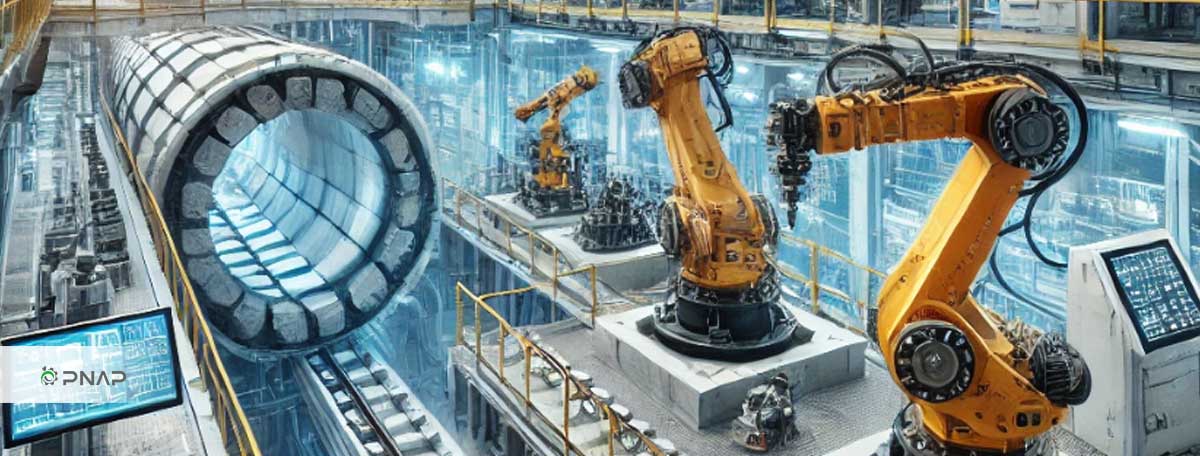 Automation of metro tunnel concrete segments (2) سیستم اتوماسیون یکپارچه تولید سگمنت های بتنی تونل مترو